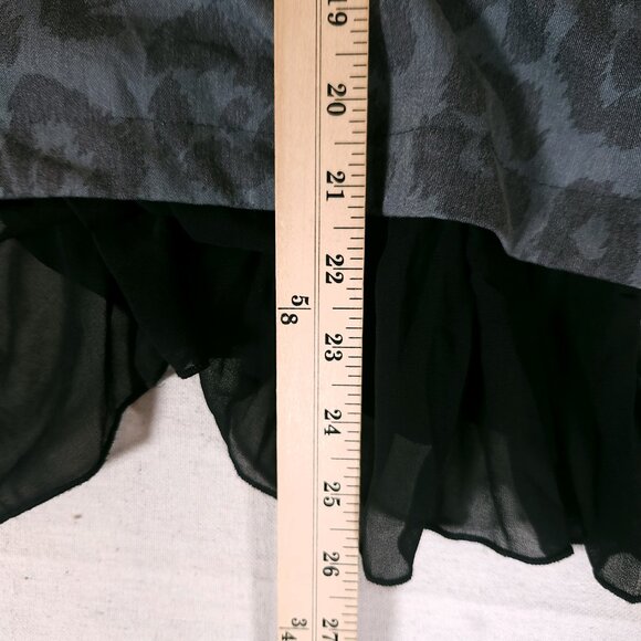 Crazy Train Gypsy Girl Blazer Womens Large Cheetah Print Western Rodeo FLAWS - Picture 6 of 15